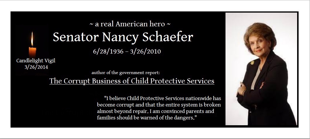 Let's Finish the Job Senator Nancy Schaefer Started! – Painful Silence